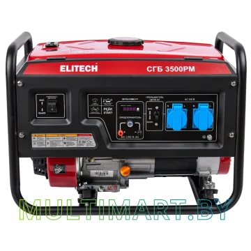 Бензиновый генератор ELITECH СГБ 3500РМ картинка 4